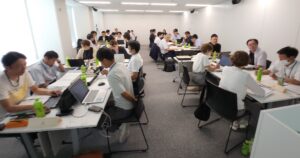 今日は、NO２道場の１回目（全４回）の２日目です。今日、日本のルールと事業設計図です。