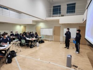 今日は成果発表会です。令和８年度の事業計画です。