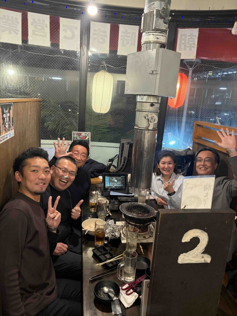 沖縄で何本か仕事をしているので、今日は、珍しく日にちが合って集まったようです。