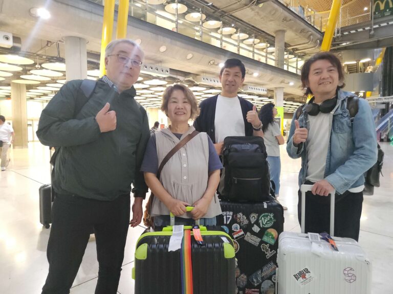 マドリッドに着きました。