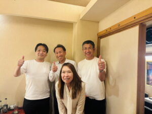 永田さん波潟さん矢野さん、そして、松岡さんです。