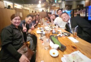 真誠会さんをお招きして、意見交換会という名の飲み会です。