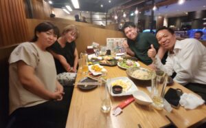 昨日、来年２月４日,５日の詳細が分かりましたので、懇親会と研修の陣容を決めました。