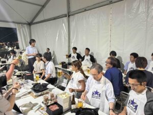 日浦社長からの伝言で、「前田理事長、９月の札幌でお待ちしてます♪」