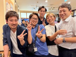 WJUと言えば、懇親会です。