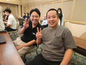 研修を始めて３年目です。この２人、只者ではありません。